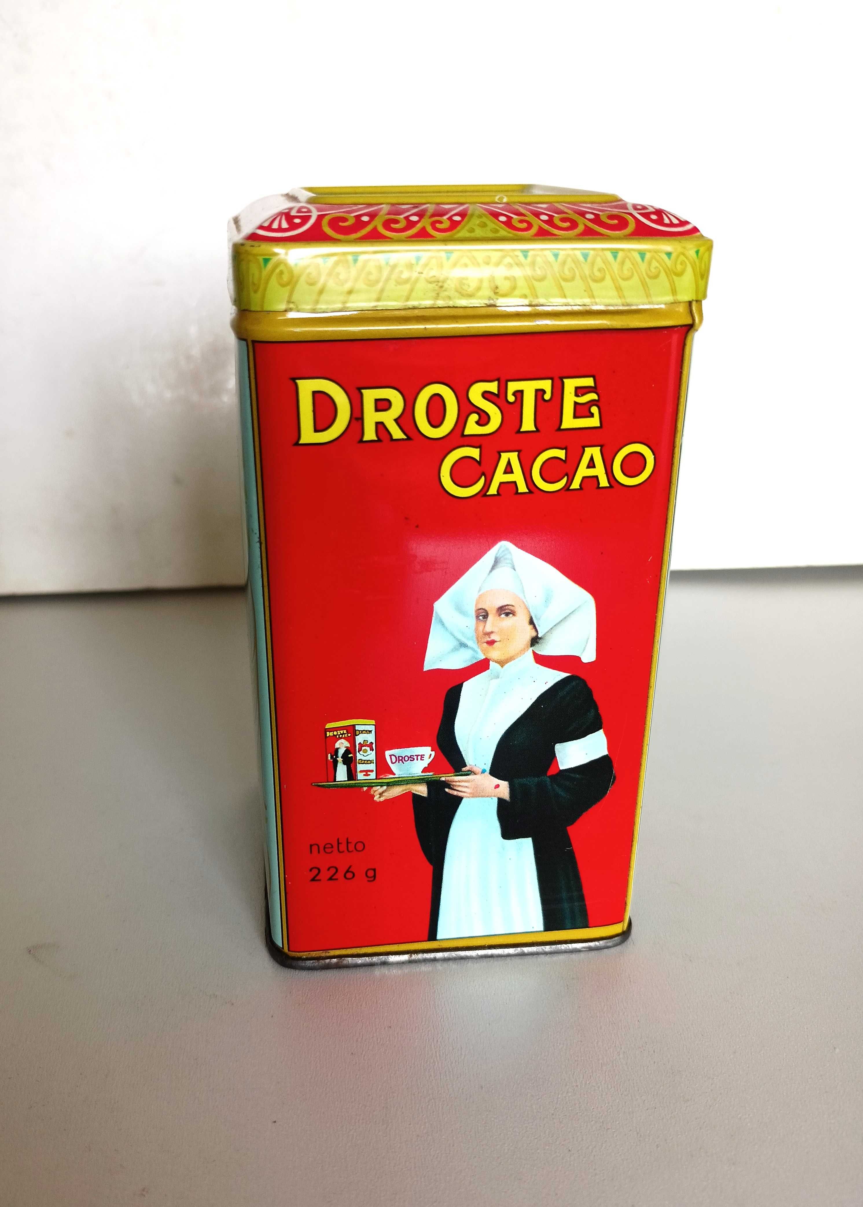 Stara kolekcjonerska puszka CACAO Droste kakao vintage