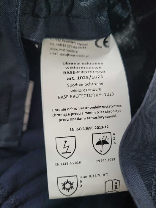 Zimowe ubranie robocze