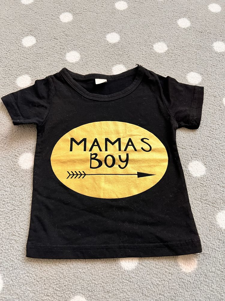 T-shirt z napisem, rozmiar 70