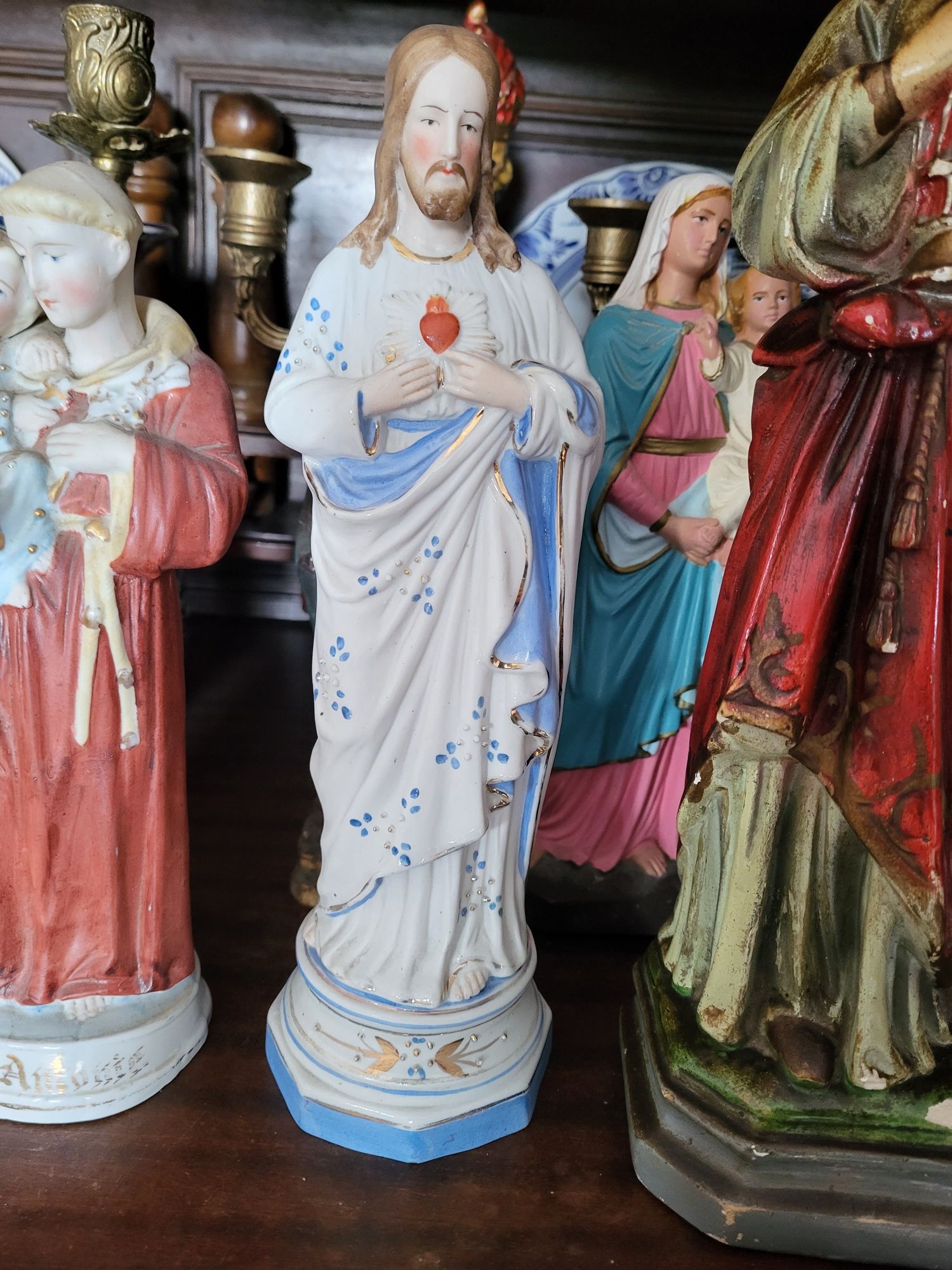 Biskwit porcelanowa figurka Pan Jezus