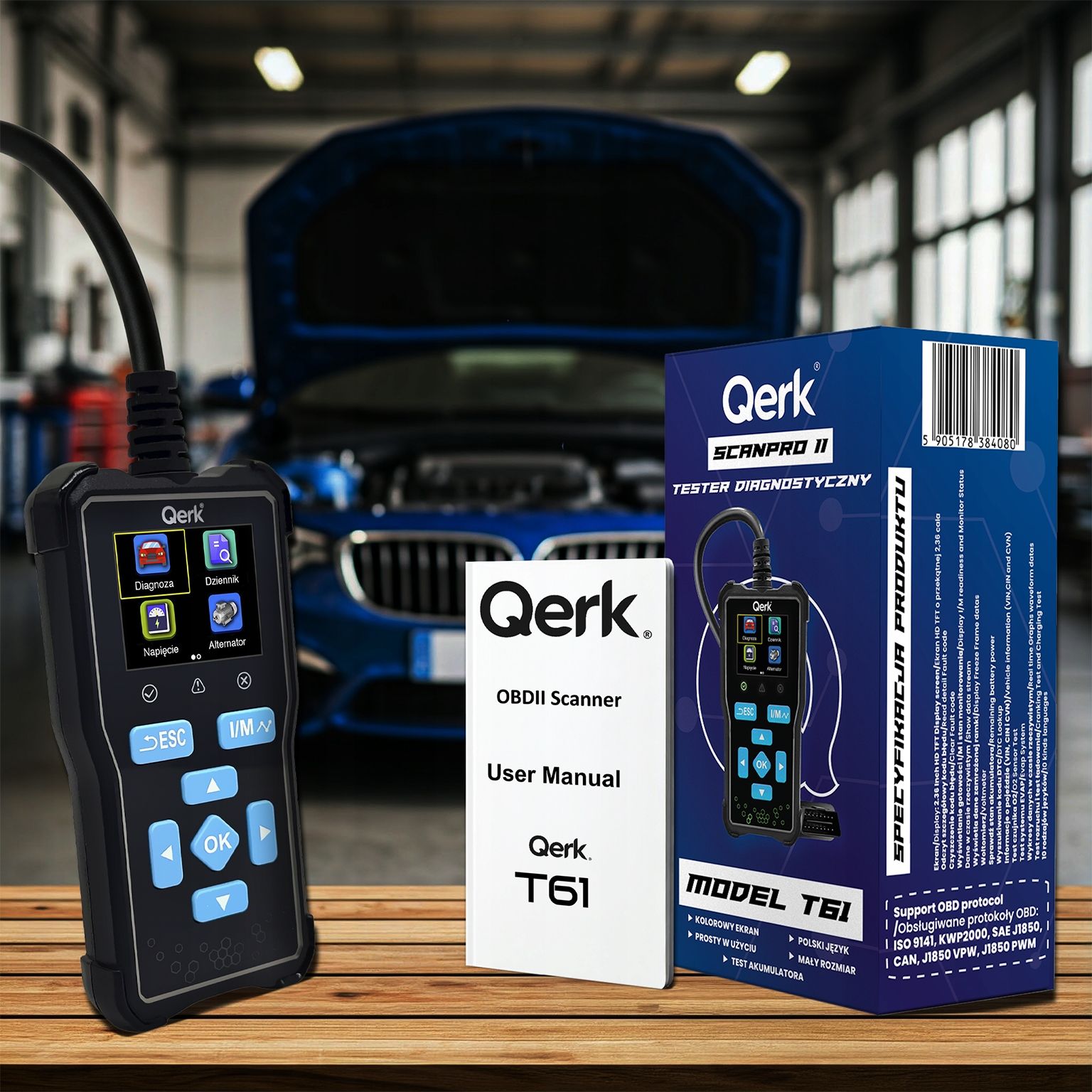 Tester Obd2 Polskie Menu Interfejs Diagnostyczny Obd Skaner Błędów