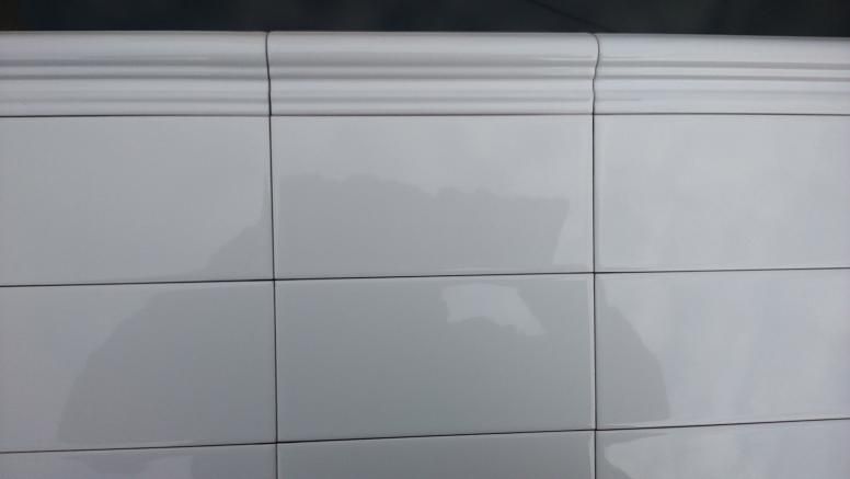 Glazura biała cegiełka 10x20 połysk oraz matowa bez fazy / Fabresa