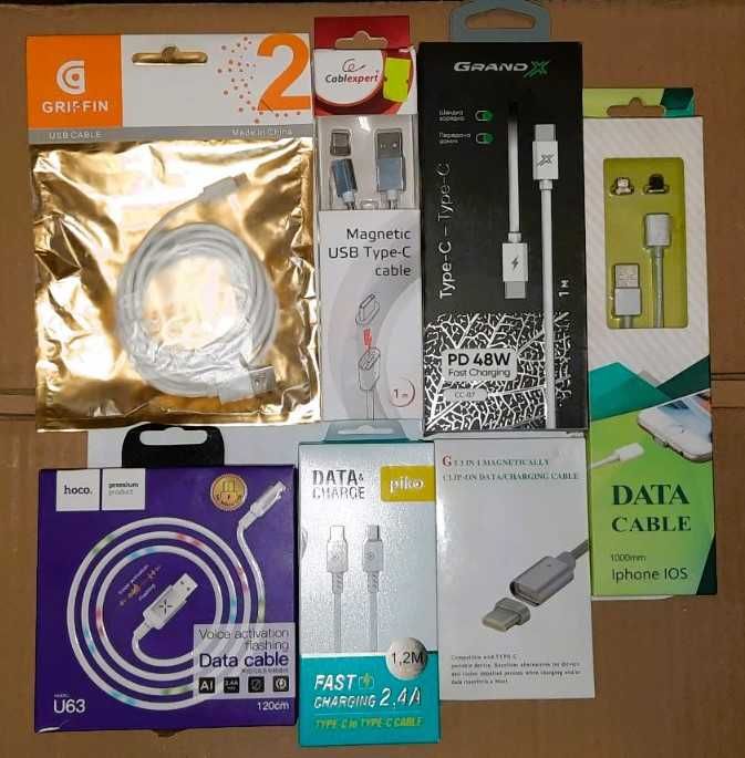 Кабеля для зарядки и синхронизации от 110 грн