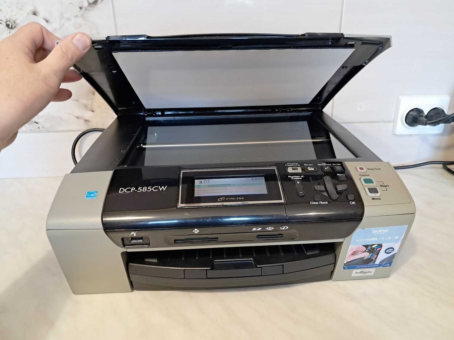 Brother DCP-585cw drukarka urządzenie wielofunkcyjne WiFi tanie tusze