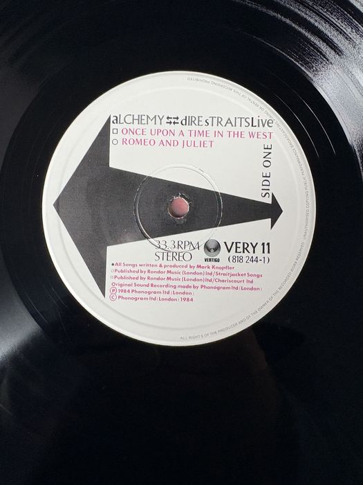2LP, Dire Straits Alchemy, VERY 11, 1984, DOBRA CENA