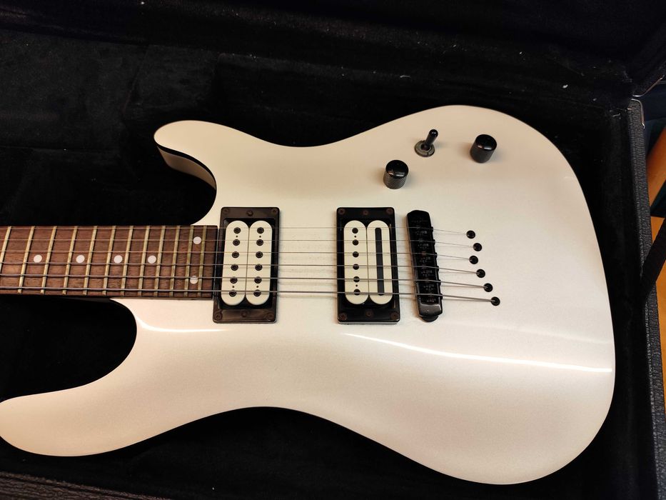 Gitara Cort KX5 Biała Perła Dimarzio, Schaller (doinwestowana)