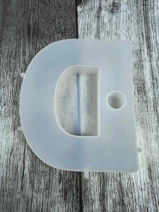 OFGAOO Silikonowa Forma Litera ,,D,, Forma Odlewnicza 3D Świece