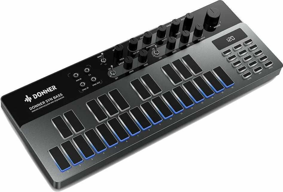 Donner B1 Analog Bass Synthesizer and Sequencer