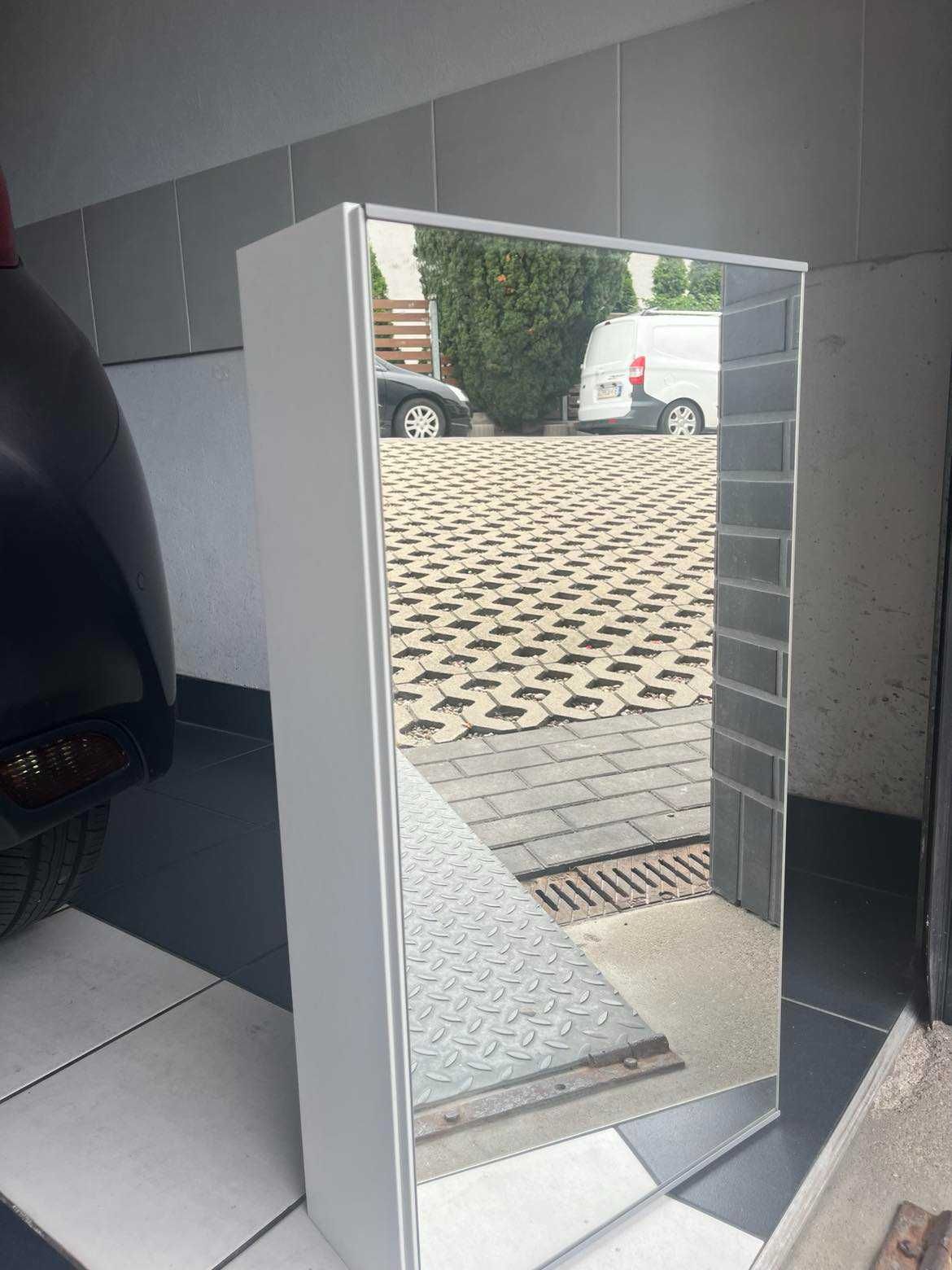 Szafka z lustrem i drzwiami, biała 40x17x75 cm IKEA EHNET