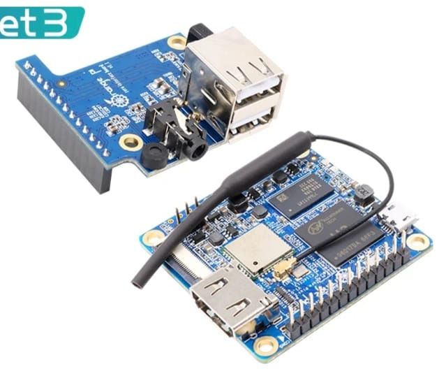 Orange Pi Zero - similar a Raspberry Pi - c/ wifi, USB, RJ45 -Nov