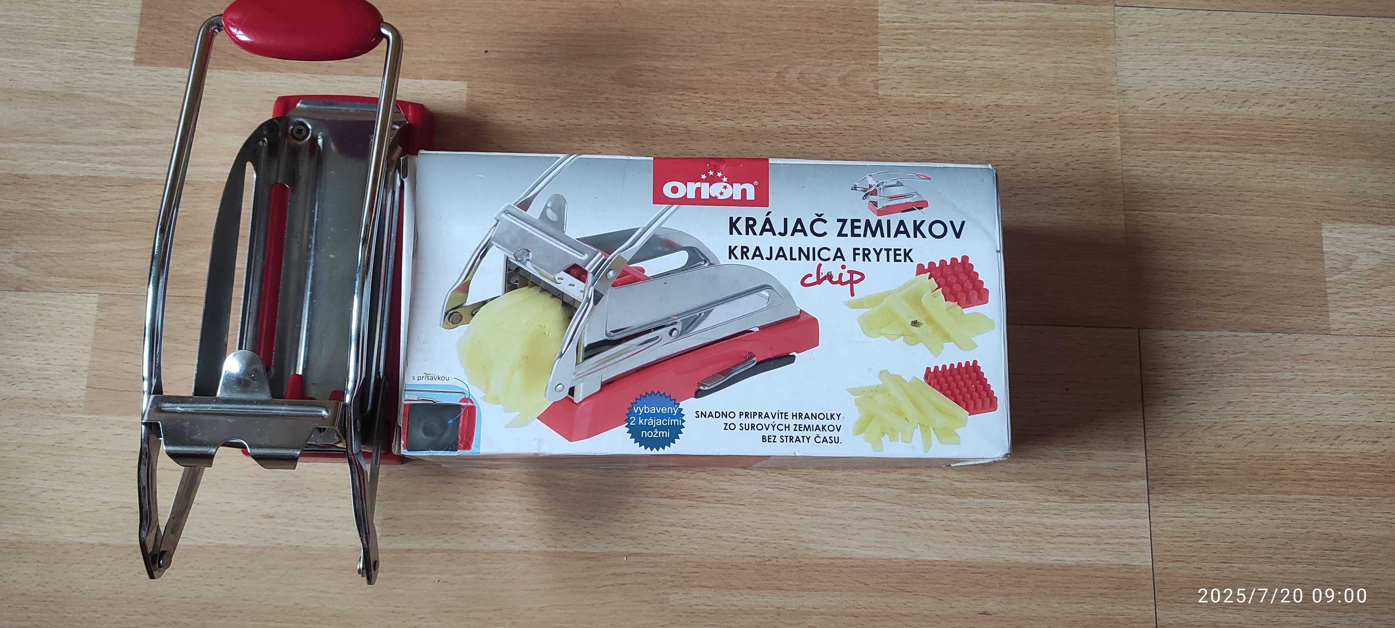 Nowa, w opakowaniu, krajalnica do kartofli, warzyw; Czeska Marka ORION