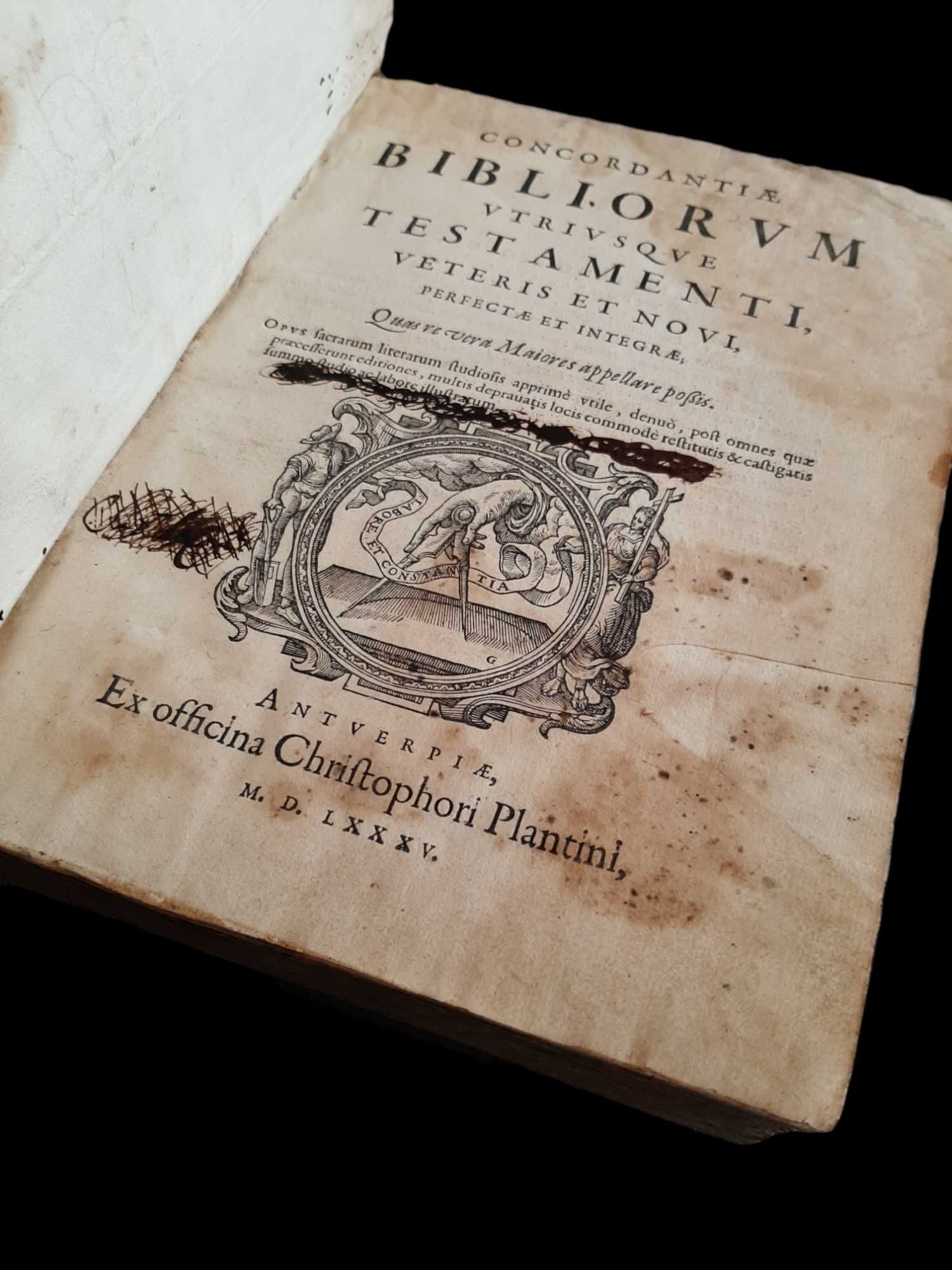 Concordantiae Bibliorum utriusque testamenti, veteris et novi - 1585