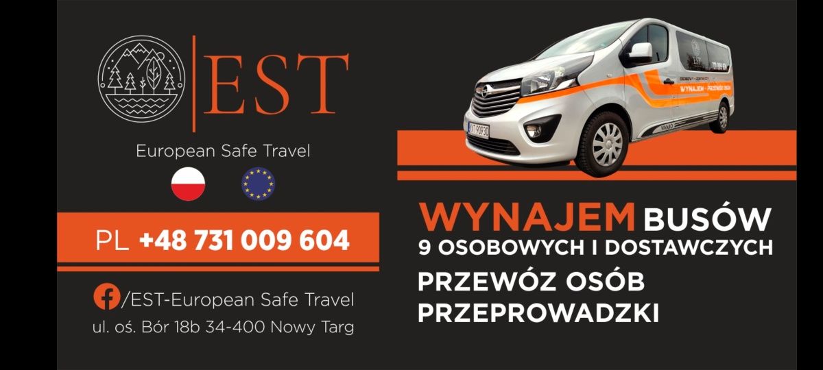 Wypożyczalnia  Busów 9 osobowych + trasportowych + samochodów osob.