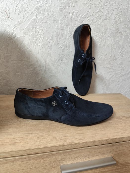 Нові чоловічі замшеві мокасини,44 розмір.