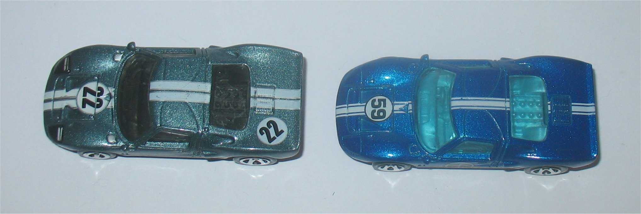 Hot Wheels - 2 Ford GT-40 (1999 e 2007)