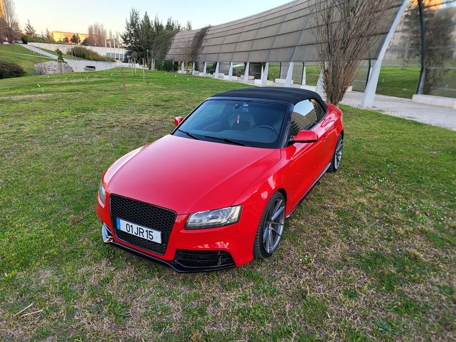 Audi a5 Cabrio vermelho