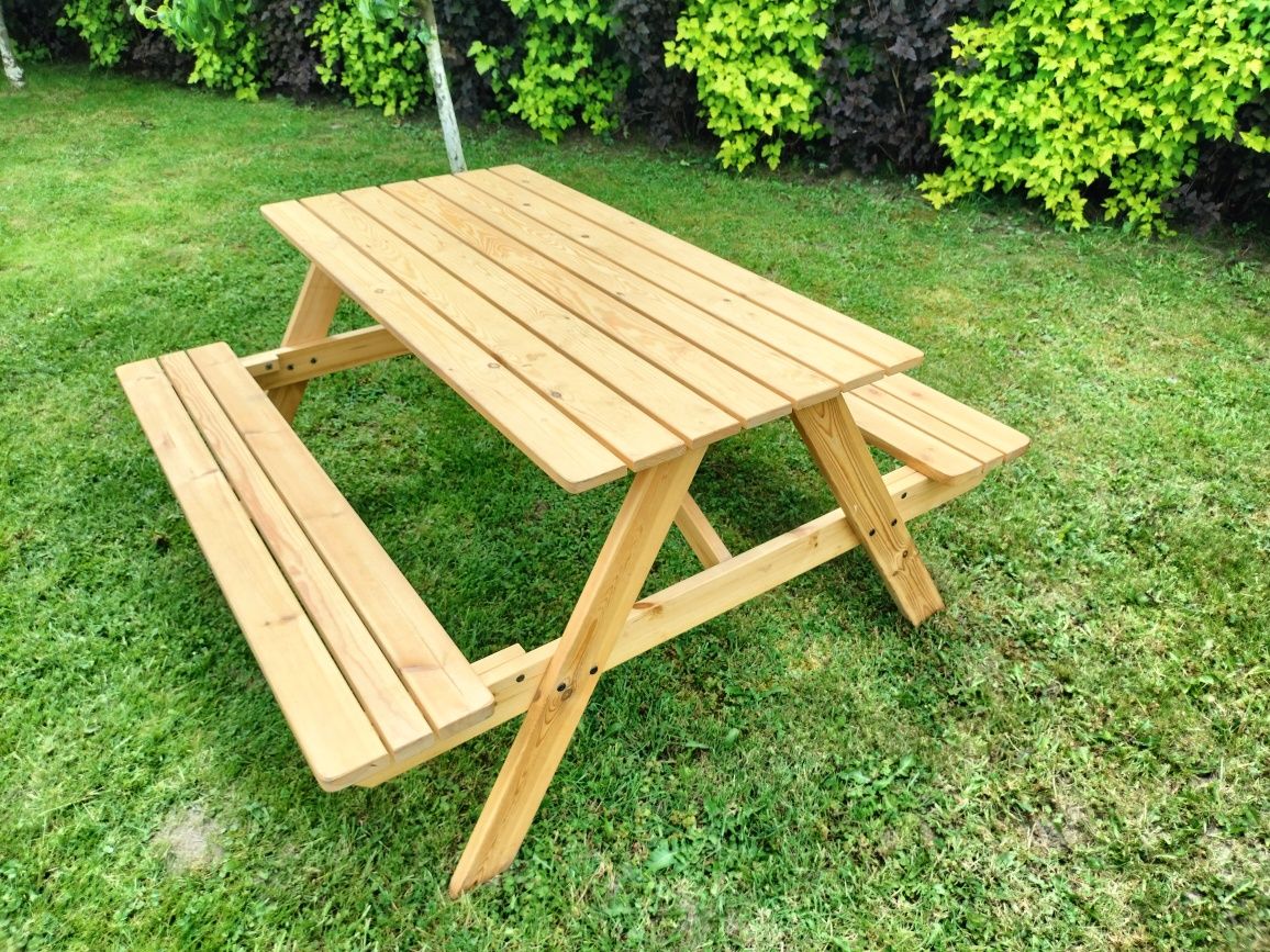 Stół,2 ławki,do ogrodu,zestaw, składane,