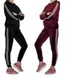 Dresowy komplet damski welurowy rozmiary od M do 3XL