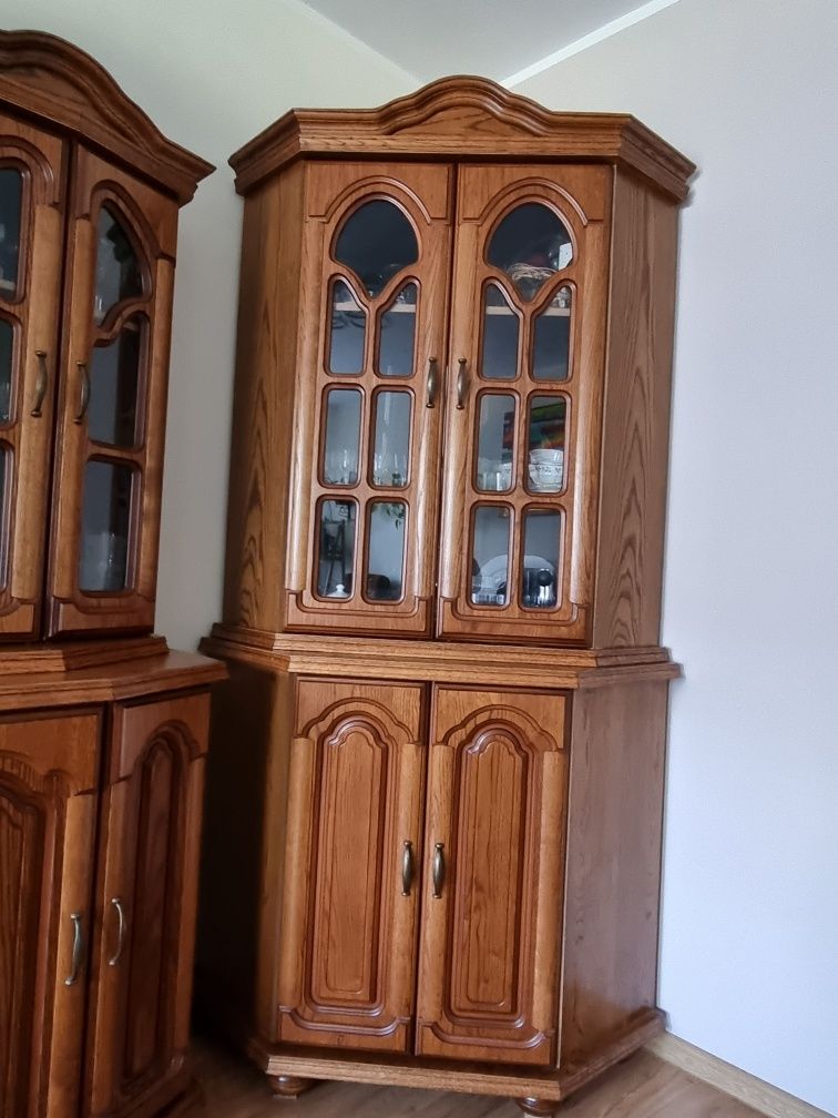 Komplet komoda, witryna, szafa,