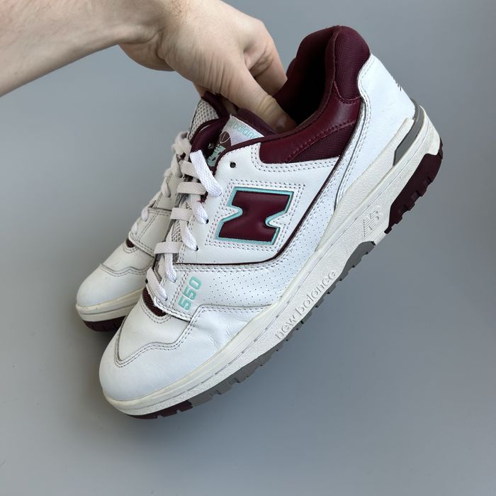 Чоловічі кросівки New Balance 550 оригінал 45р шкіра білі нб 9060 1906
