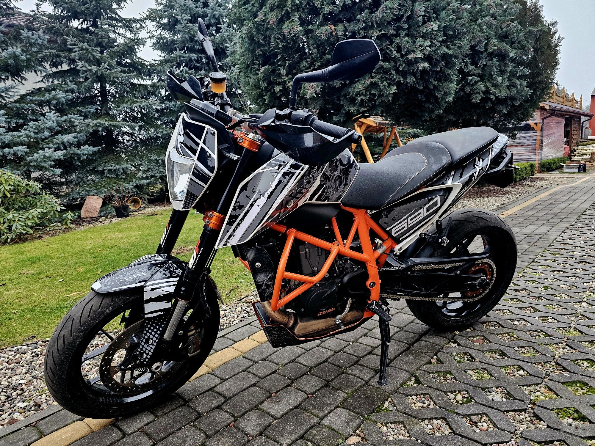KTM DUKE 690R Acrapovic ABS 32kw zarejestrowany na A2  ORYGINALNA WERS