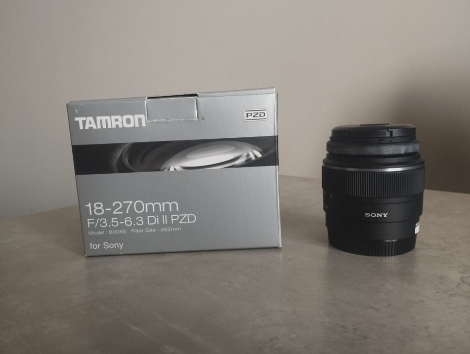 Obiektyw Sony tamron 18-270mm F/3.5-6.3 Do II PZD