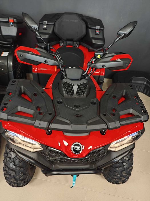 CF MOTO 520 L EPS wspomaganie FV Leasing, czerwony / pomarańczowy