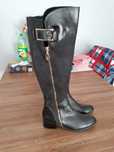 Buty kozaki oficerki r. 38 jak nowe