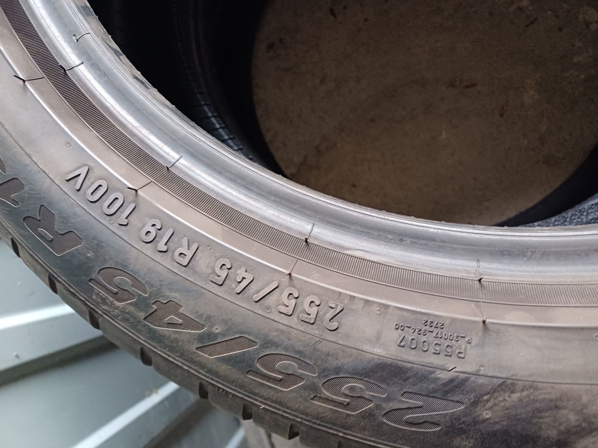 Cena za 2 opony letnie 255/45r19 PIRELLI 2020r