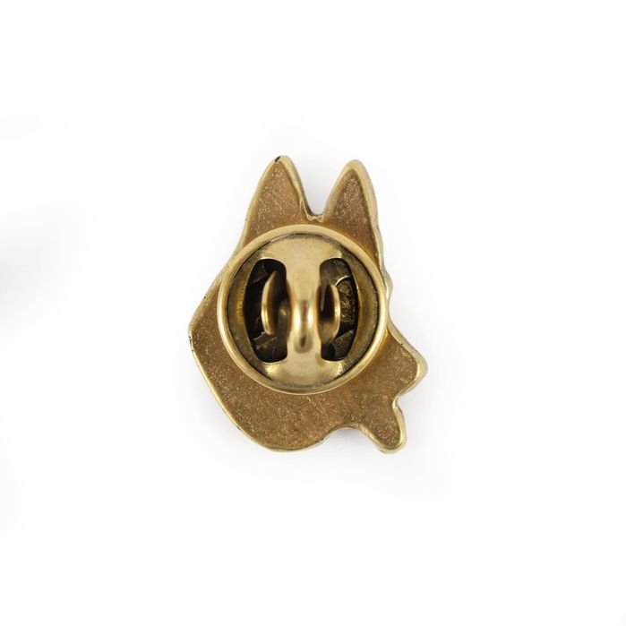 Owczarek niemiecki pin pozłocony w pudełku Art-Dog