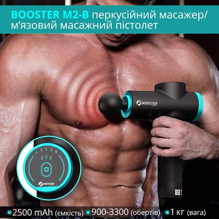 Перкусійний/ударный  м'язовий масажер/массажёр Booster M2
