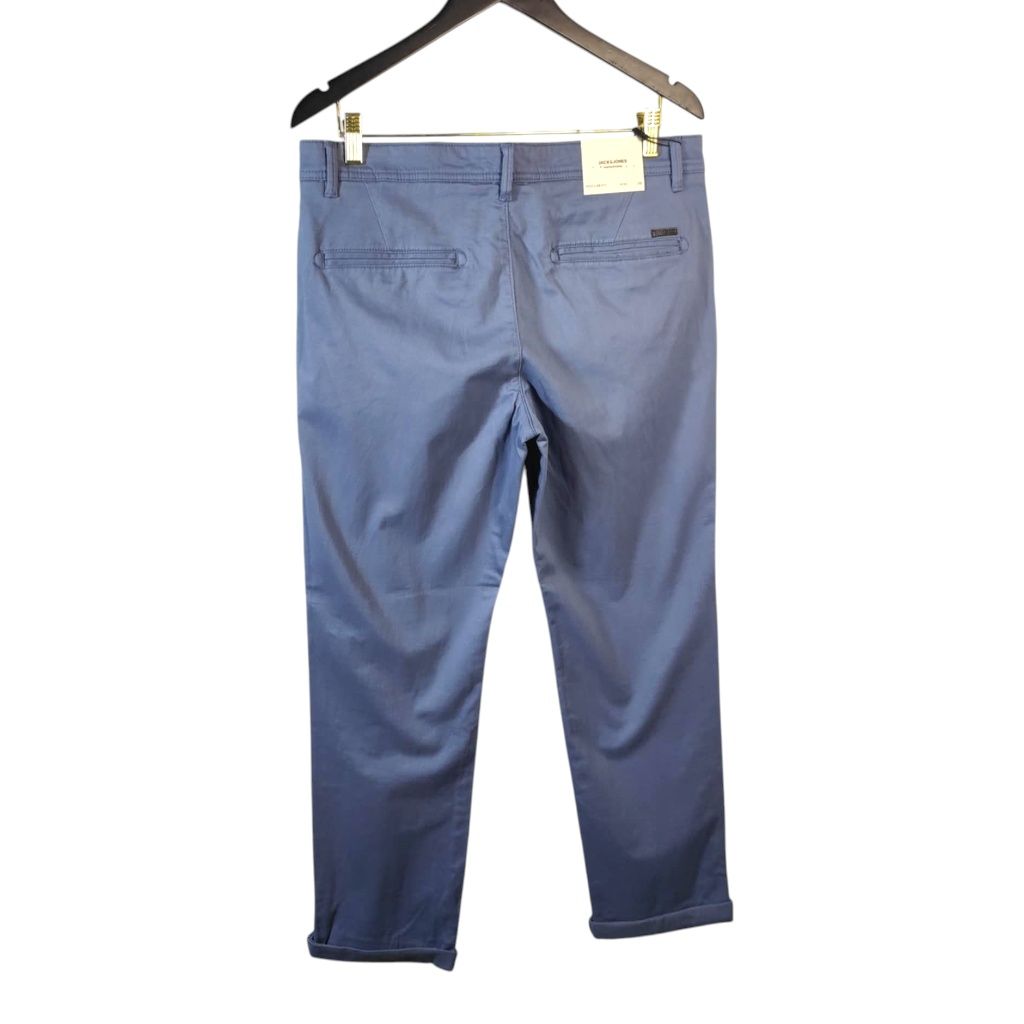 Nowe spodnie Jack & Jones bawełniane, regular fit, Flint Stone, szerok