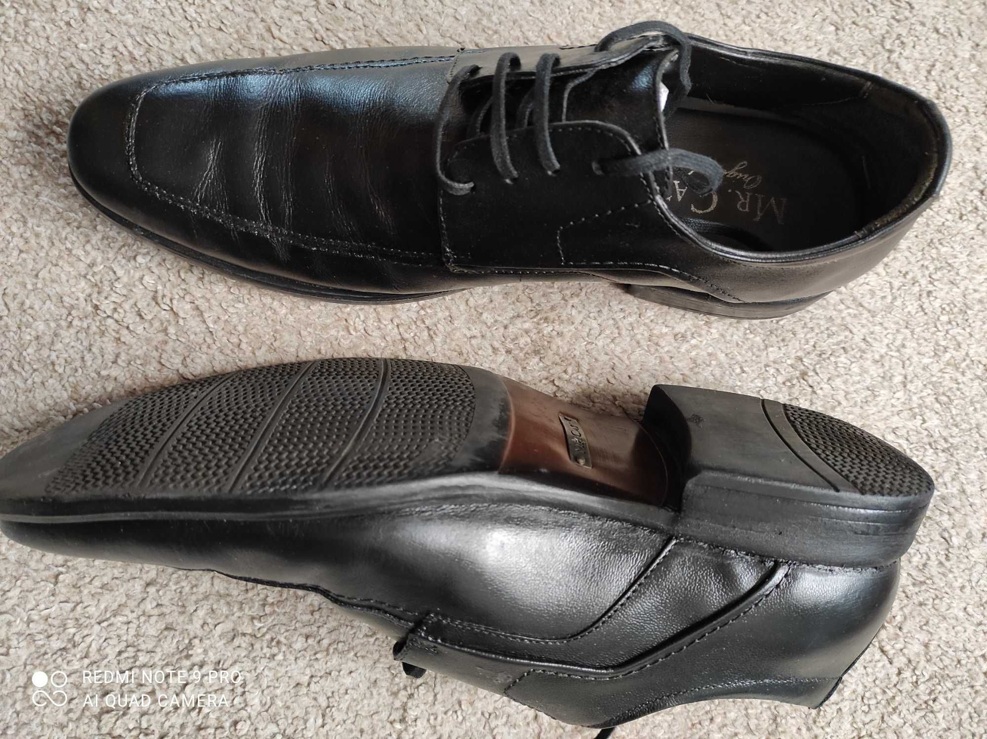 Sapatos pele pretos, 41