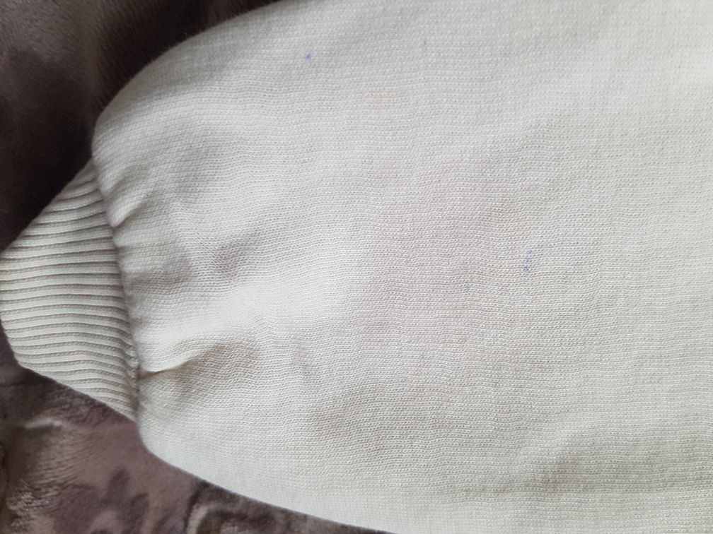 Ładna kremowa dluga bluza,  tunika dresowa z jednorożcem H&M 140-146