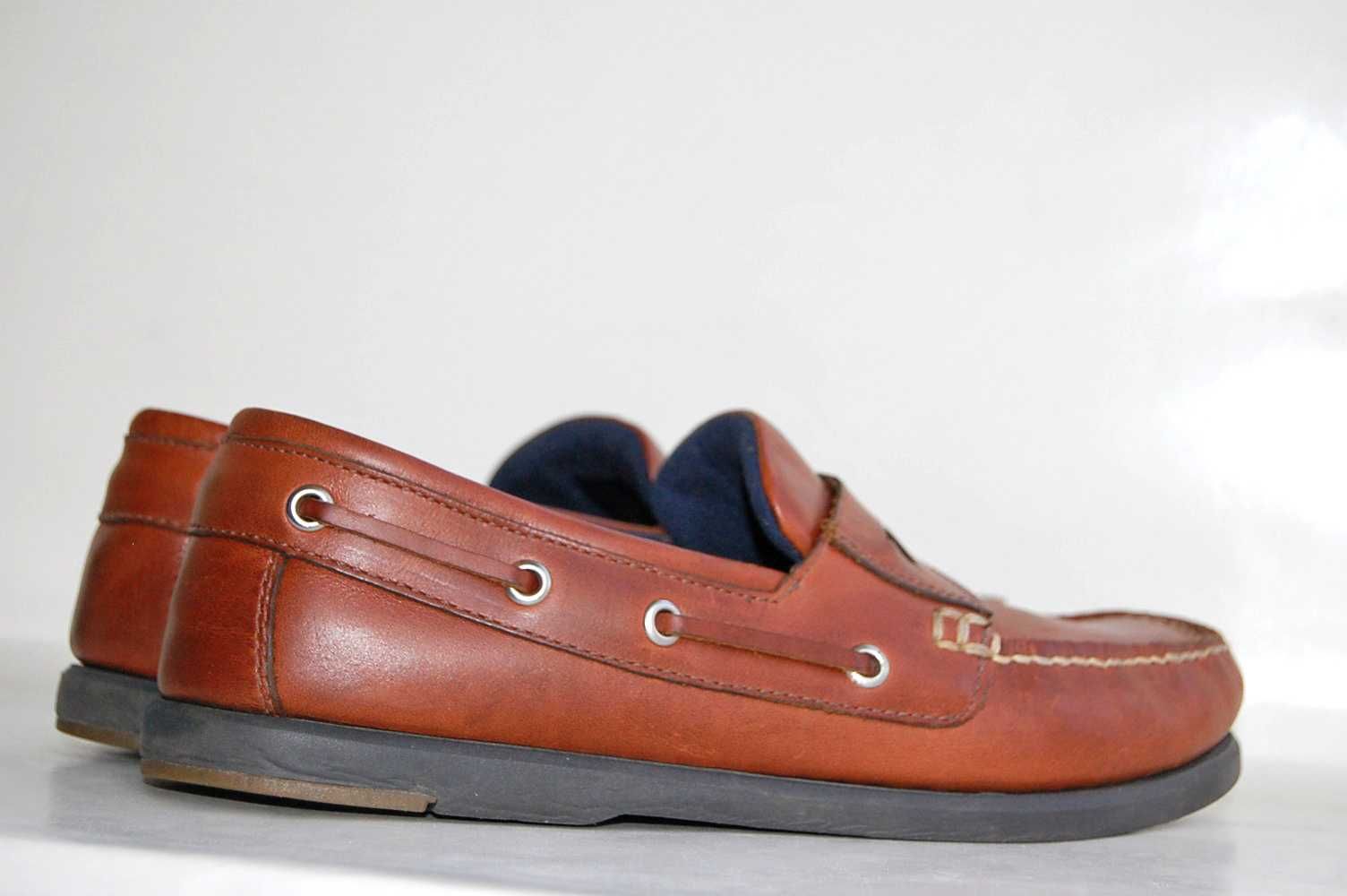 Мокасины топсайдеры MARKS & SPENCER р.40-41 original