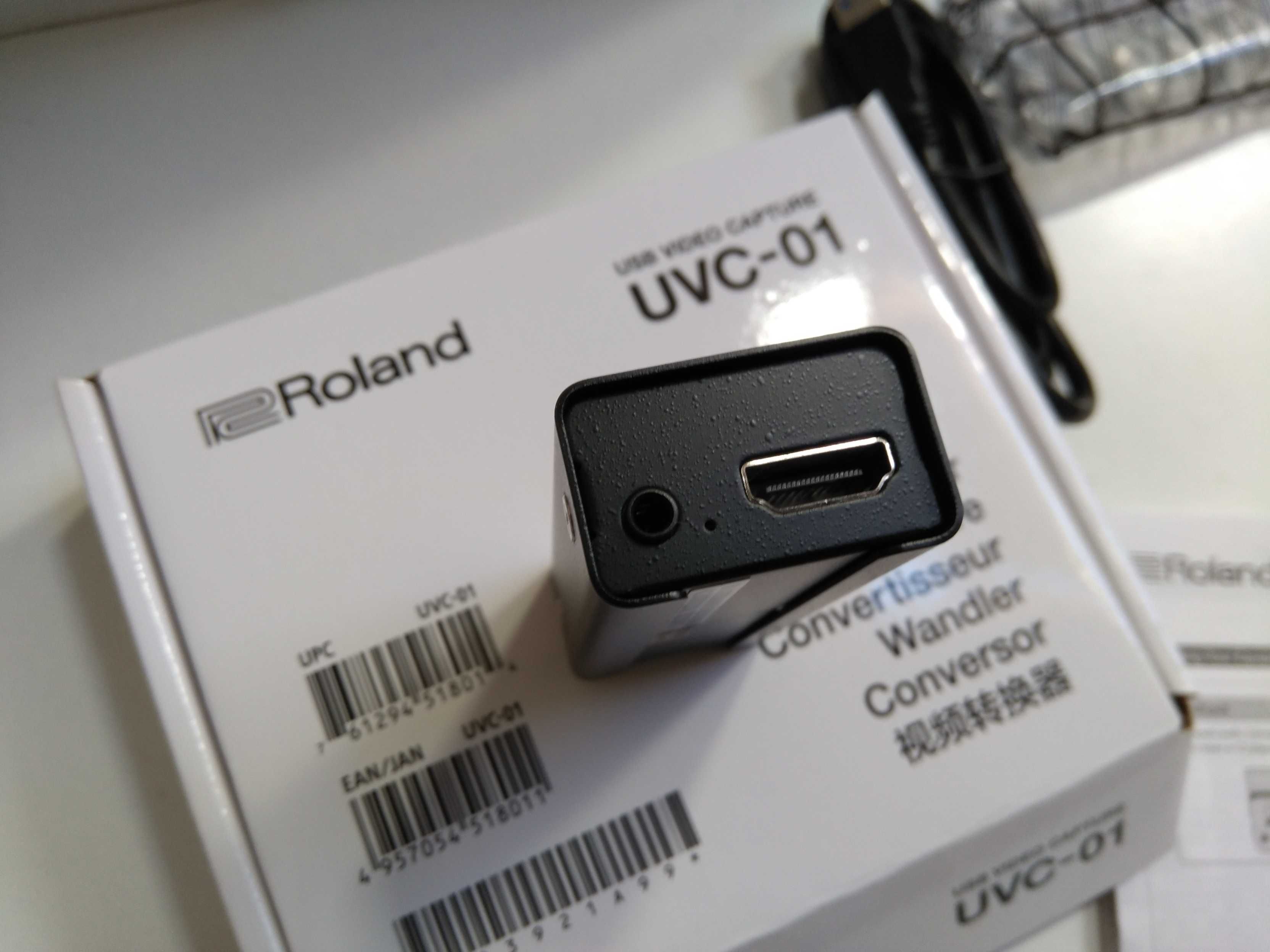 Roland USB video capture UVC-01 stream. NOVO