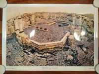 Grande Mesquita de Meca: poster vintage 100x70 cm