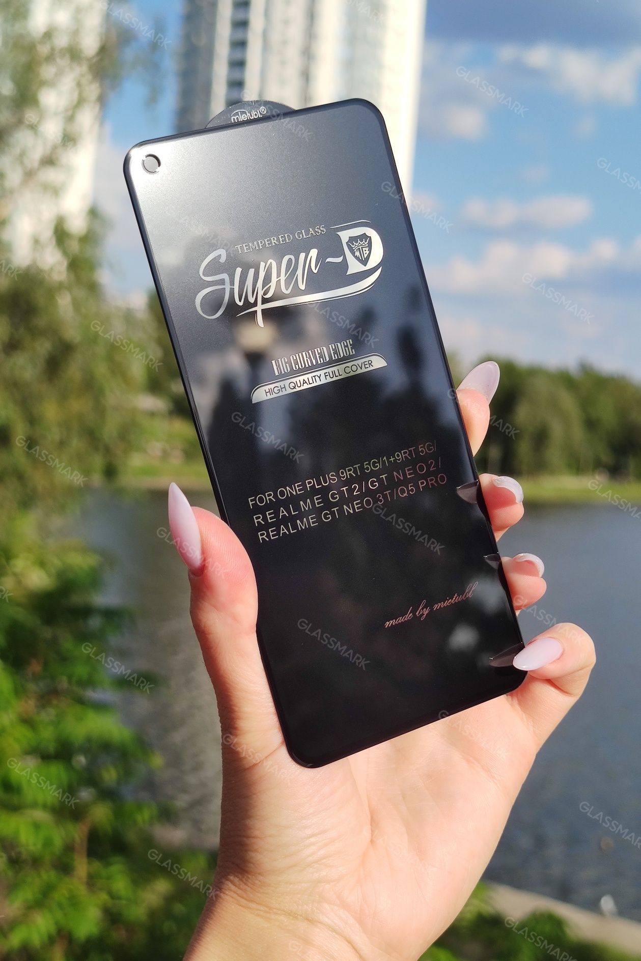 Захисне скло One Plus 9RT защитное стекло супер д Realme GT2
