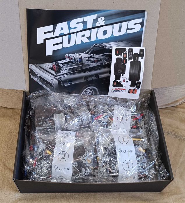 ‼️Конструктор Technic Dom’s Dodge Charger (42111) (1077 деталей)