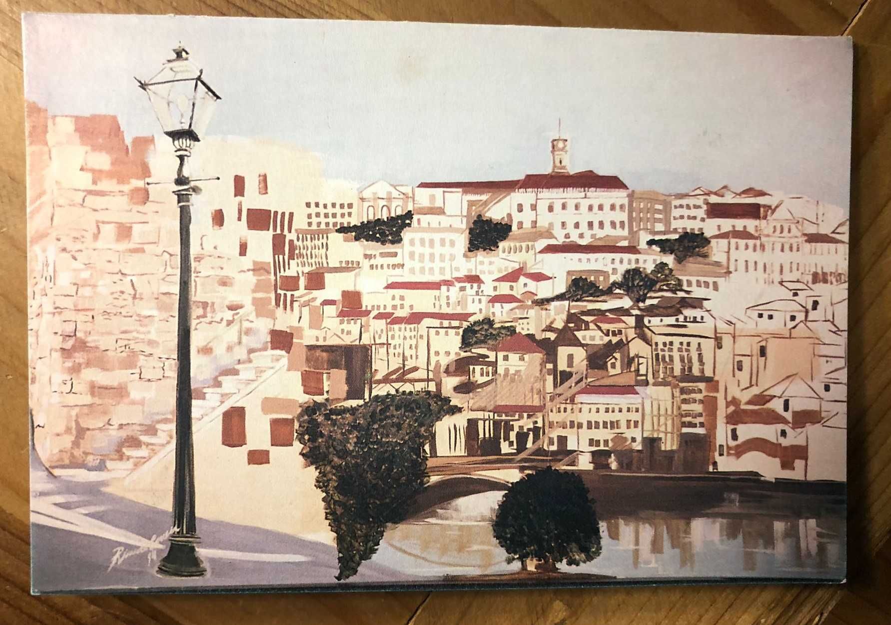 Postal de Natal Hotel Bragança – Coimbra 15x 10,3cm