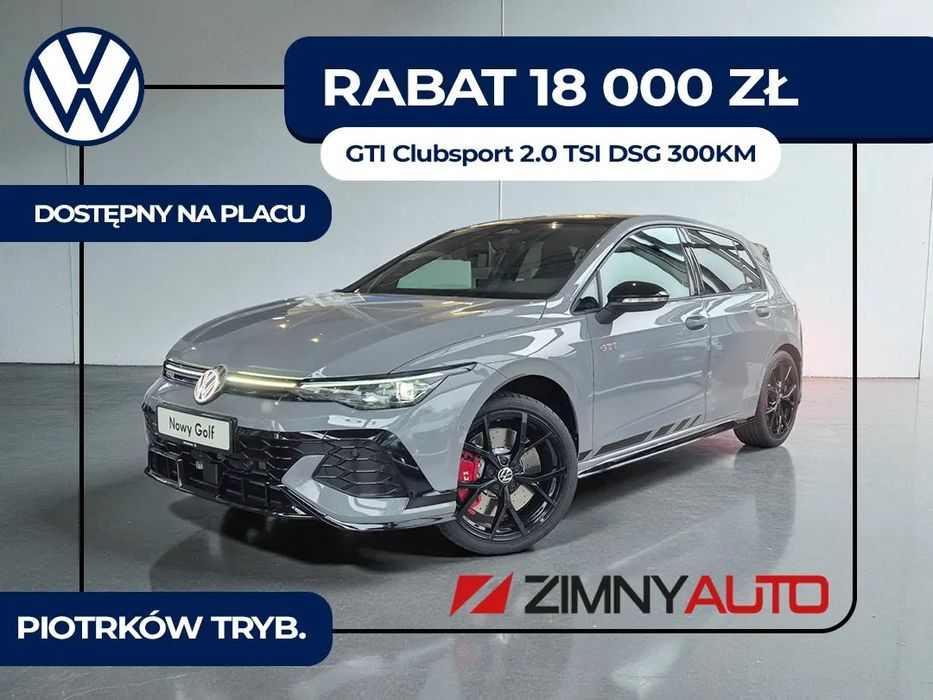 Volkswagen Golf GTI Clubsport 2.0 TSI DSG 300 KM / Dostępny od ręki! / Rabat 18000!