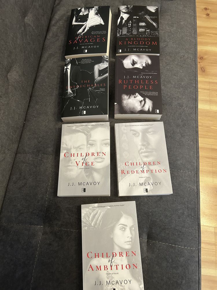 J. J. Mcavoy 2 serie Ruthless People Children of Vice romans mafijny
