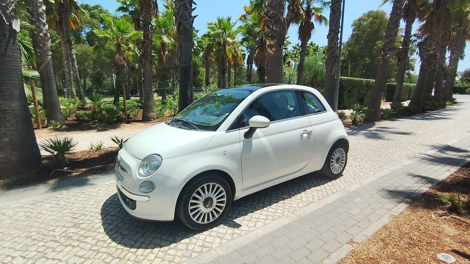 Fiat 500 Bonito Tecto Panorâmico