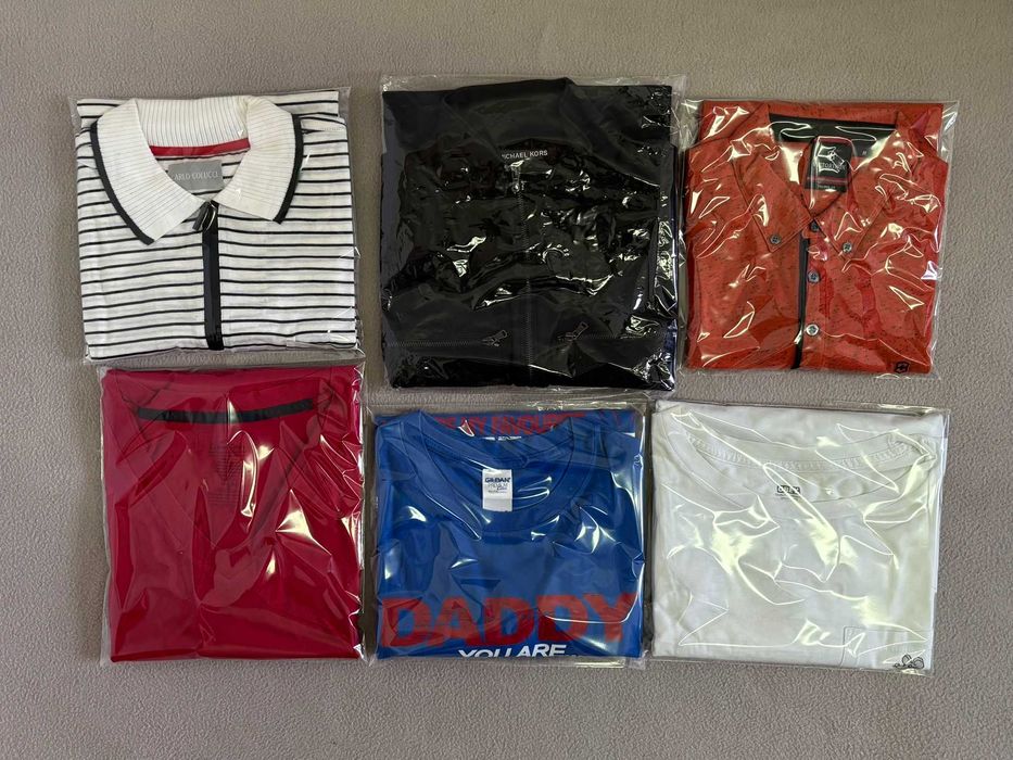 Zestaw Koszulek Michael Kors, Carlo Colucci, Victorinox, Calvin Klein