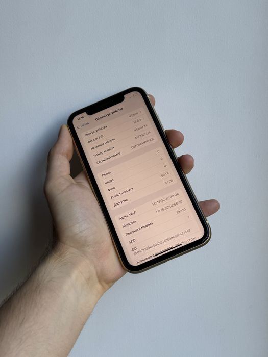 iPhone XR 64 Gb Yellow Neverlock АКБ 86% Отличное состояние
