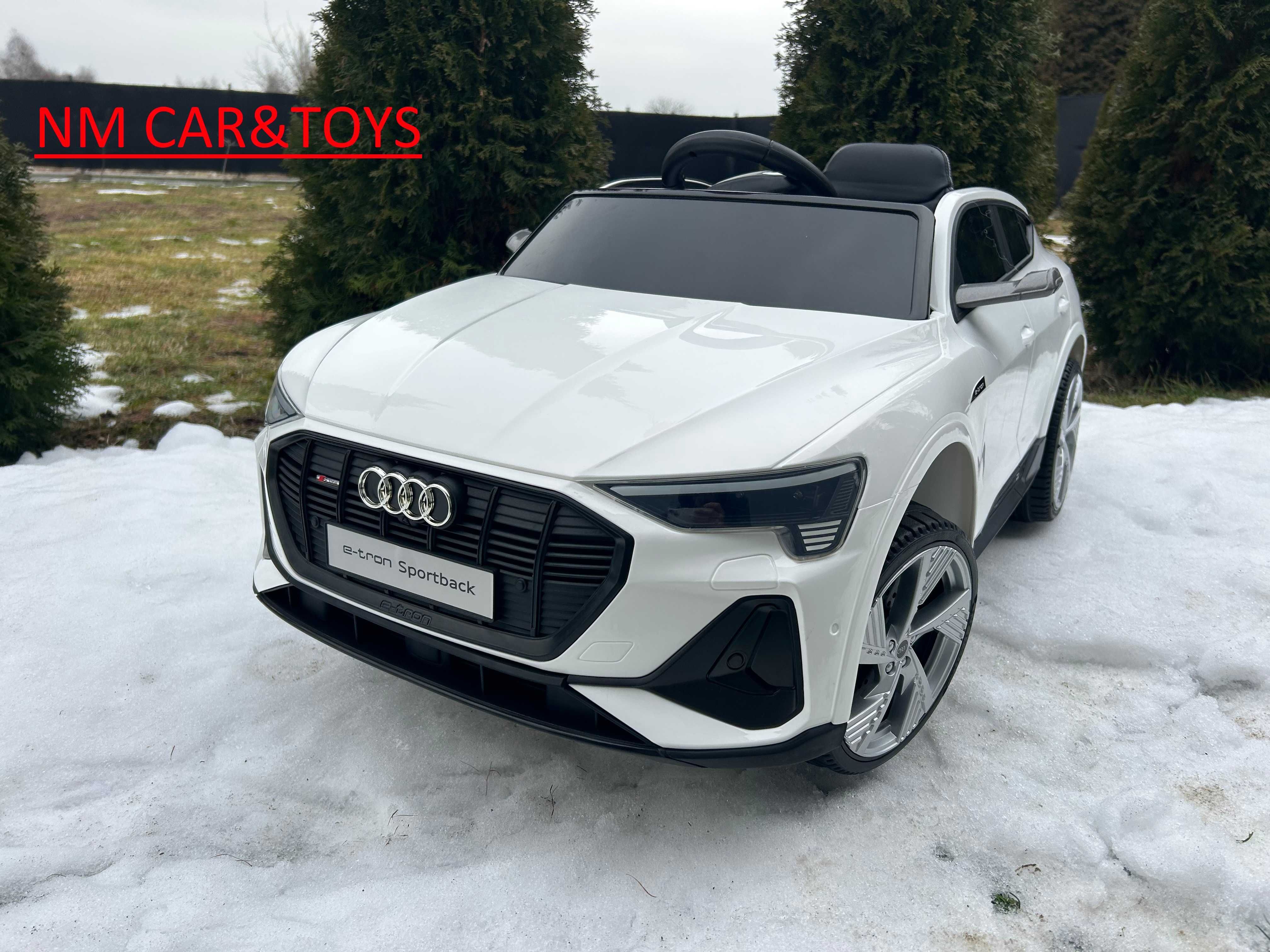 Auto autko Pojazd Audi E-Tron 4x4 180W na akumulator dla dzieci