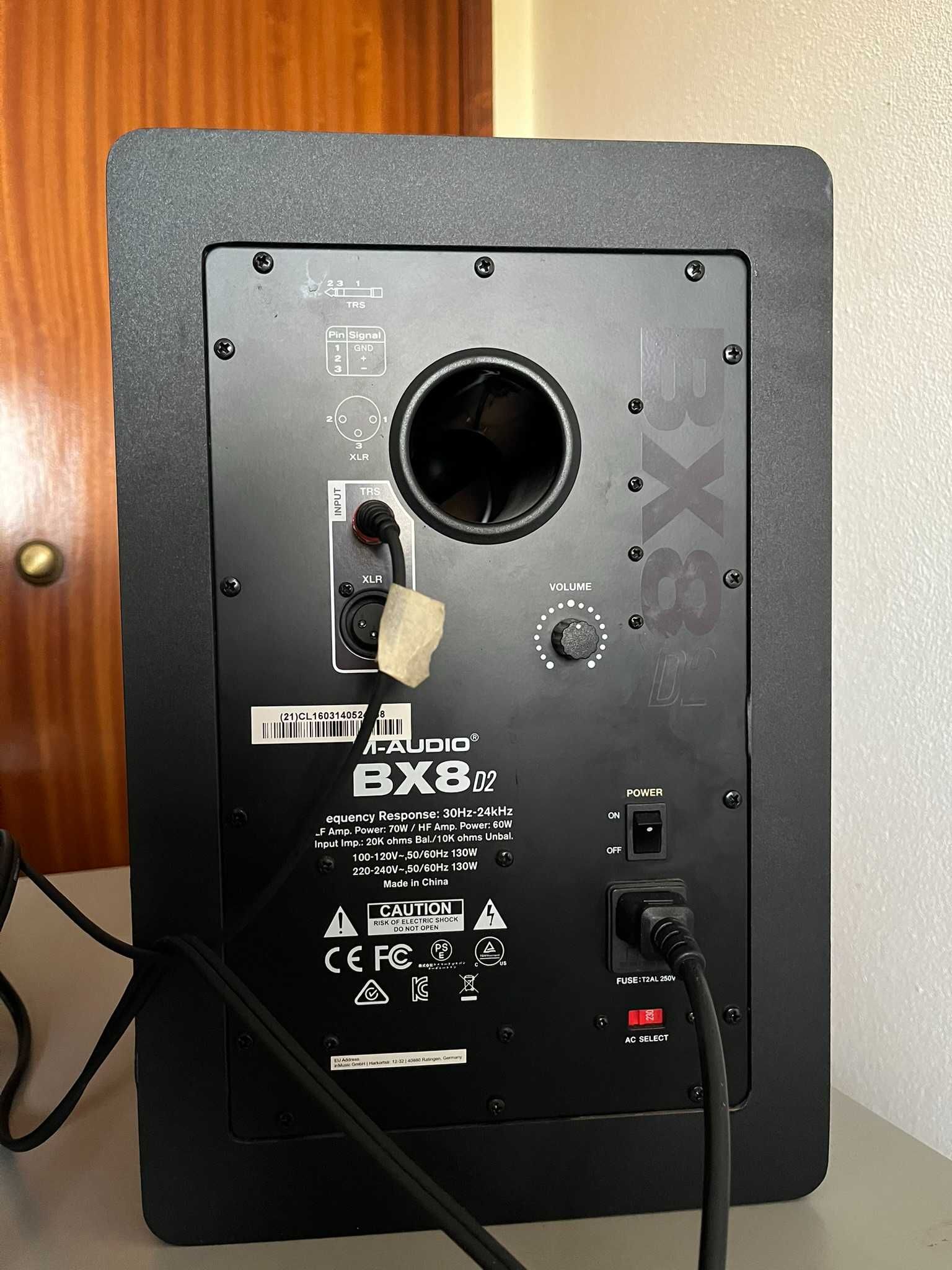 Colunas Activas M-Audio BX8 D2 (Par)