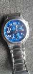 Zegarek aviator pilot chronograf kwarc, szeroka bransoleta sprawny