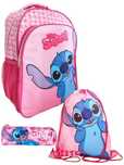 Wyprawka duży plecak szkolny worek piórnik Stitch