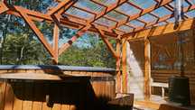 Domek przy lesie sauna, jacuzzi